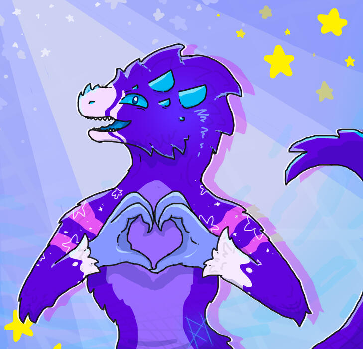 Furry raptor art trade (07/11/2024)