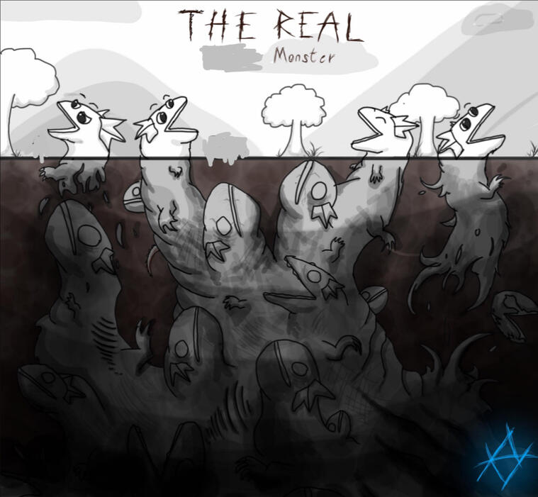 Cringe horror art of my childhood show (12/12/2022)