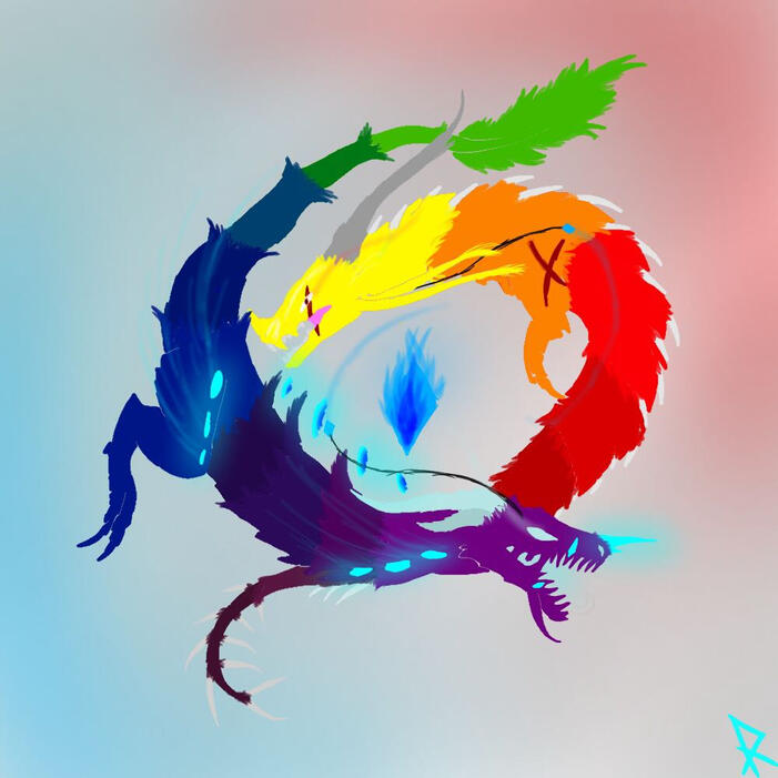 Color wheel dragons (10/22/2021)